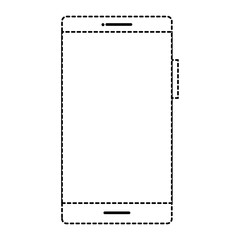 smartphone device isolated icon