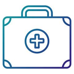 medical kit isolated icon