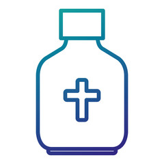 Obraz premium bottle medical isolated icon