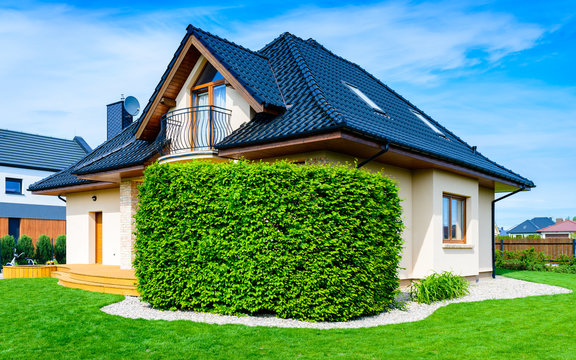 Single Family House Against Blue Sky