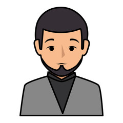 elegant businessman avatar character