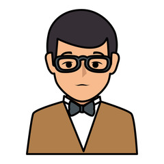 elegant businessman avatar character