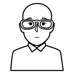 elegant businessman avatar character