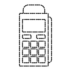 Fototapeta na wymiar Dataphone payment service icon vector illustration graphic design