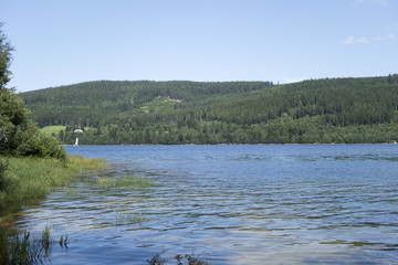 The Schluchsee lake in the German Black Forest