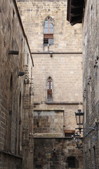 Fototapeta na wymiar Barri Gotic quarter