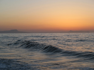 Fototapeta premium Red sunset