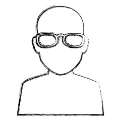 young man shirtless avatar character