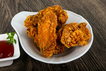 Crispy chicken wings
