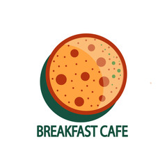 Logo of the cafe. Logo with a bird image. Vector.