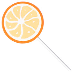 Candy stick, clipping path, isolated on white background.