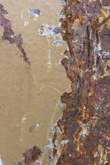 hintergrund mit rostiger metall struktur