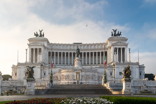 Fototapeta Altar of the Fatherland, Altare della Patria, also known as the National Monument to Victor Emmanuel II, Rome Italy