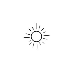 Vector sun icon