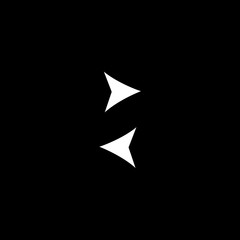 arrow to left and right