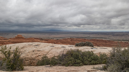 Moab Utah slick rock strata of the American Southwest puts on an amazing show for your eyes