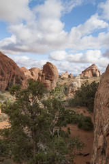 Moab Utah slick rock strata of the American Southwest puts on an amazing show for your eyes