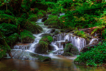Fototapeta premium Nagelsteiner Wasserfälle im Bayerischen Wald bei Sankt Englmar 6