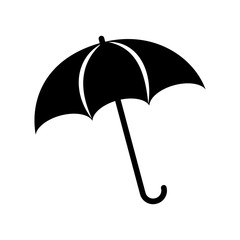 umbrella rainy season protection accessory vector illustration