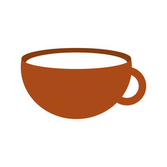 cup of beverage refreshment aroma liquid vector illustration
