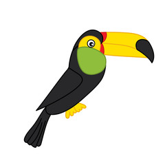 Vector Cute Cartoon Toucan