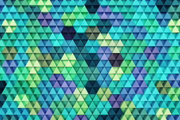 Panele Szklane Podświetlane  Renderowanie 3D abstrakcyjnego trójkąta tła