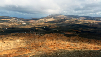 Teguise district - a view from volcano / Lanzarote / Canary Islands