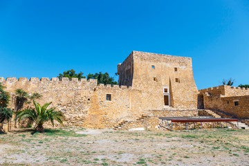 View of the historic venetian fort of Kazarma. Sitia, Crete