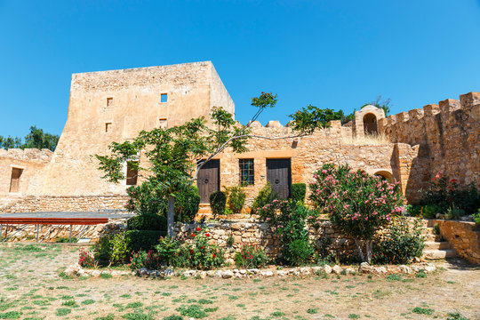 View of the historic venetian fort of Kazarma. Sitia, Crete