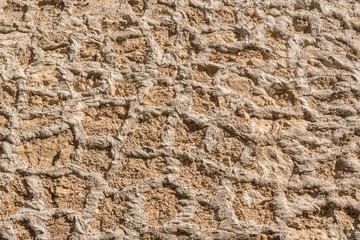 Struktur einer mediterranen Wand