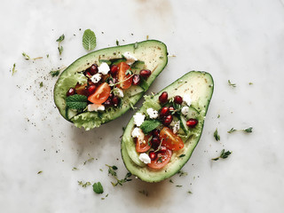 Healthy avocado snack