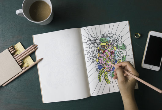 Adult coloring