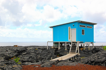 Obraz na płótnie Canvas Beach hut