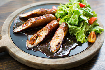 pork curry with honey and tomato