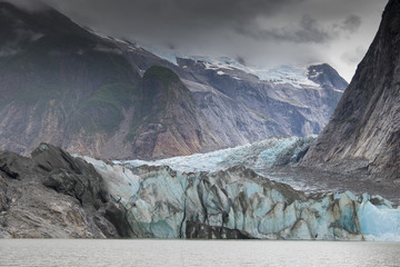 Overview of Shakes Glacier, Alaska