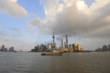 Shanghai world financial center skyscrapers