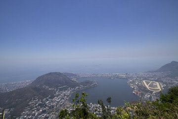 Aerial view of Rio de Janeiro Brazil