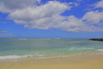 Fototapeta na wymiar ワイキキビーチ＠ハワイ