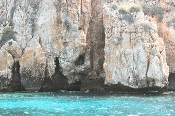 Rocks on the shore