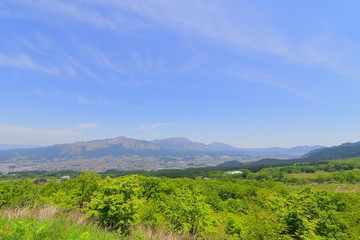 阿蘇大観峰の風景