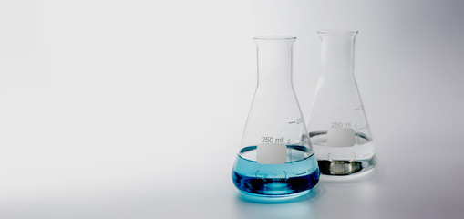 Science and medical glassware and test tube, Chemical laboratory