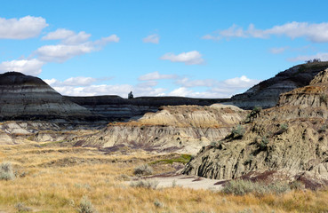 Badlands canyon near Drumheller, Alberta