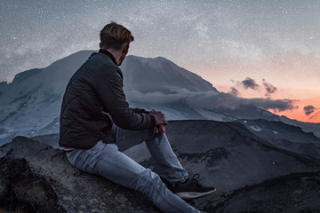 Overlooking Mt Rainier © Aaron