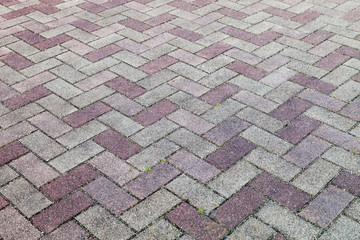 Abstract tile pavement patterns as a background.