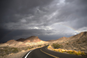 Rainbow Over Death Valley