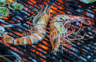 shrimp prawns grilled