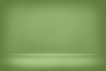 Abstract green blurred smooth background color gradient wall can used creative concept,add product.