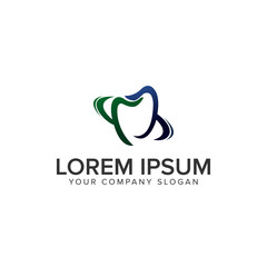 dental Logo design concept template