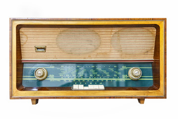 retro radio isolated