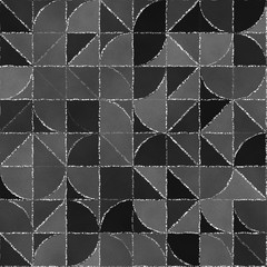 Abstract geometric background with blackboard